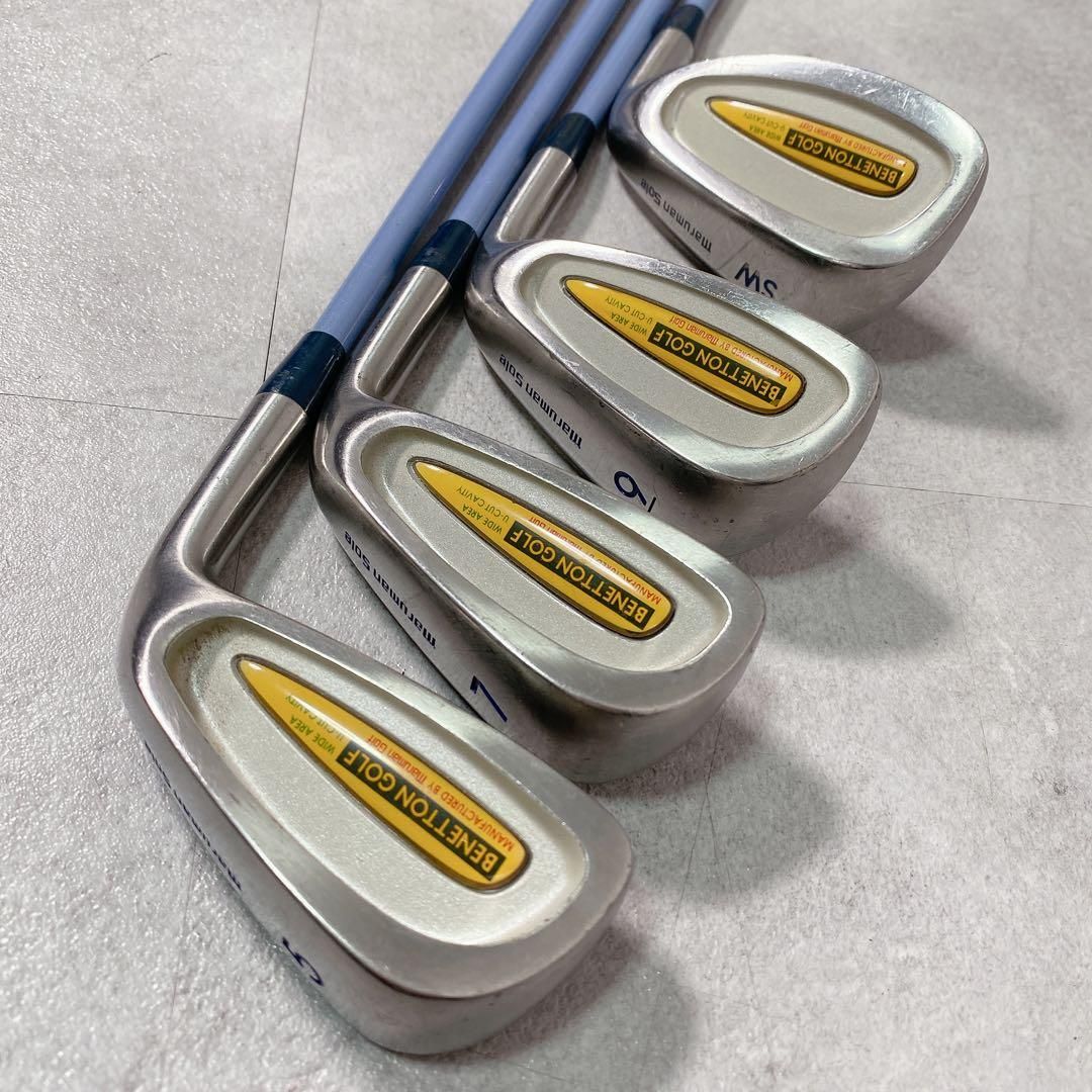V665 マルマン 他 レディース ゴルフ クラブ セットブルー 青 初心者
