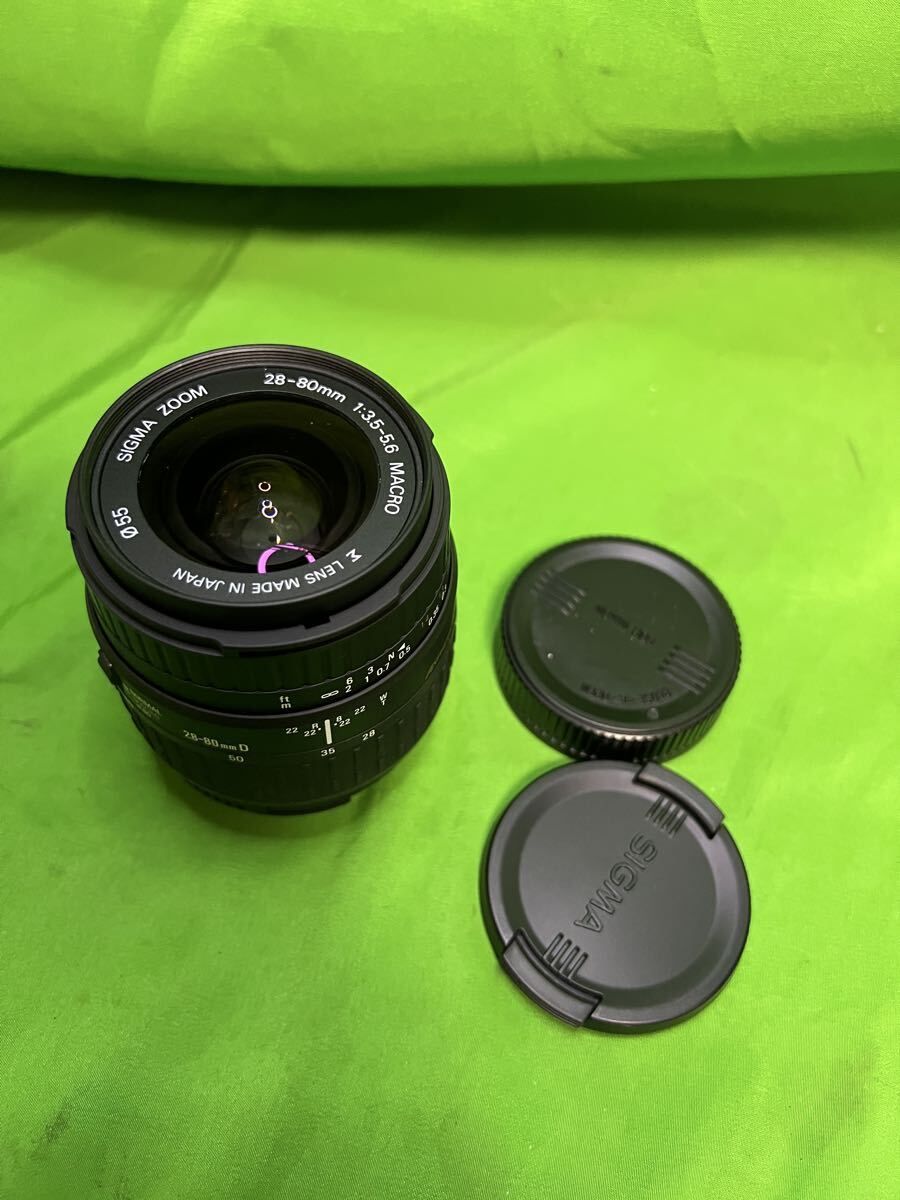 美品】 シグマ SIGMA AF ZOOM 28-80mm F3.5-5.6 MACRO カメラレンズ