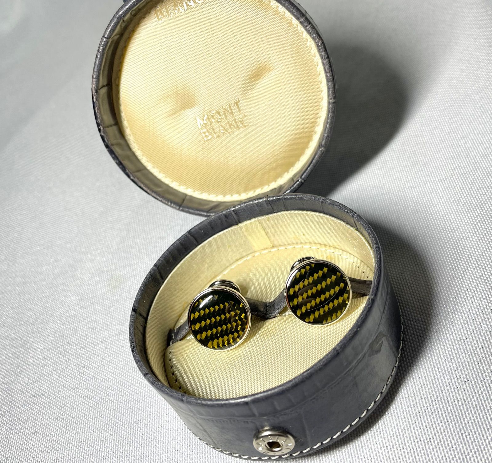 美品 希少 MONTBLANC モンブラン ブラック&イエローグラデーション