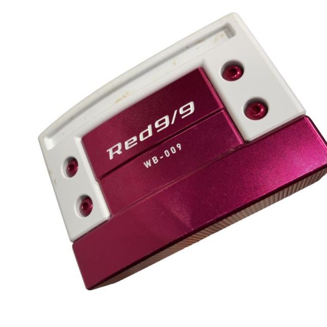 美品&使用少 Kasco Red9/9 WB-009 パター 34in Red9/9 ホワイトバック／Red9/9 Whiteback WB-009 ボックスタイプ