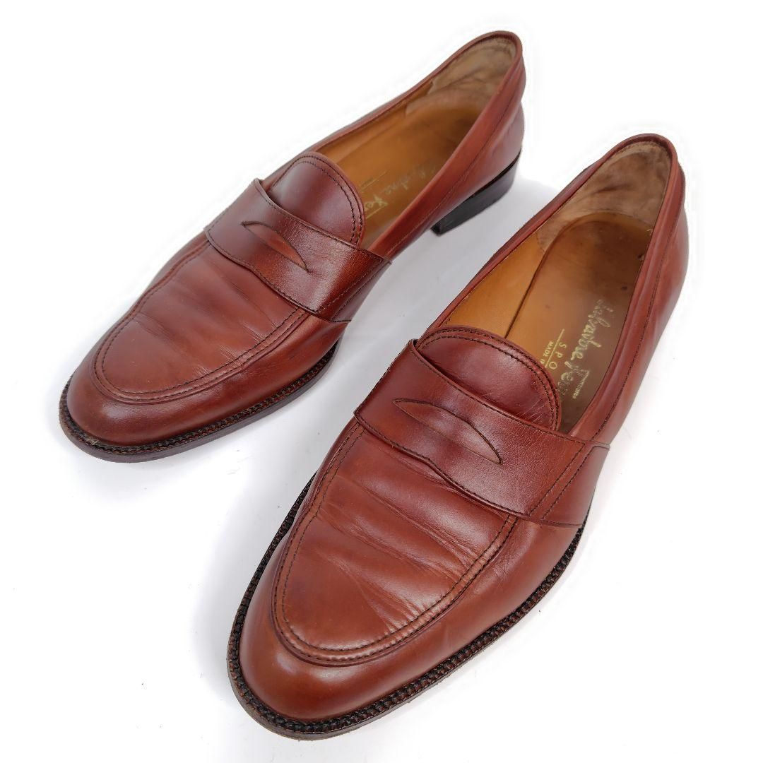 SalvatoreFerragamoSPORT フェラガモ 23cm コインローファー 6B 