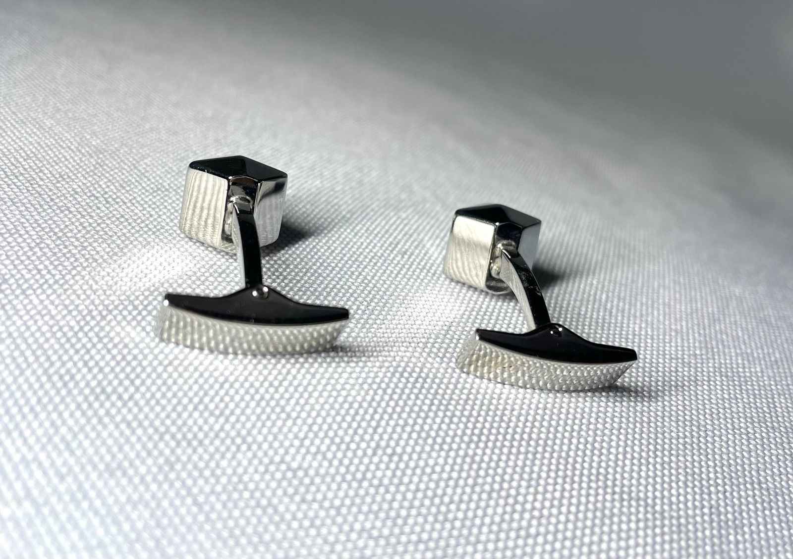 希少 S.T.Dupont デュポン 立体3D ダイヤカットデザインカフス