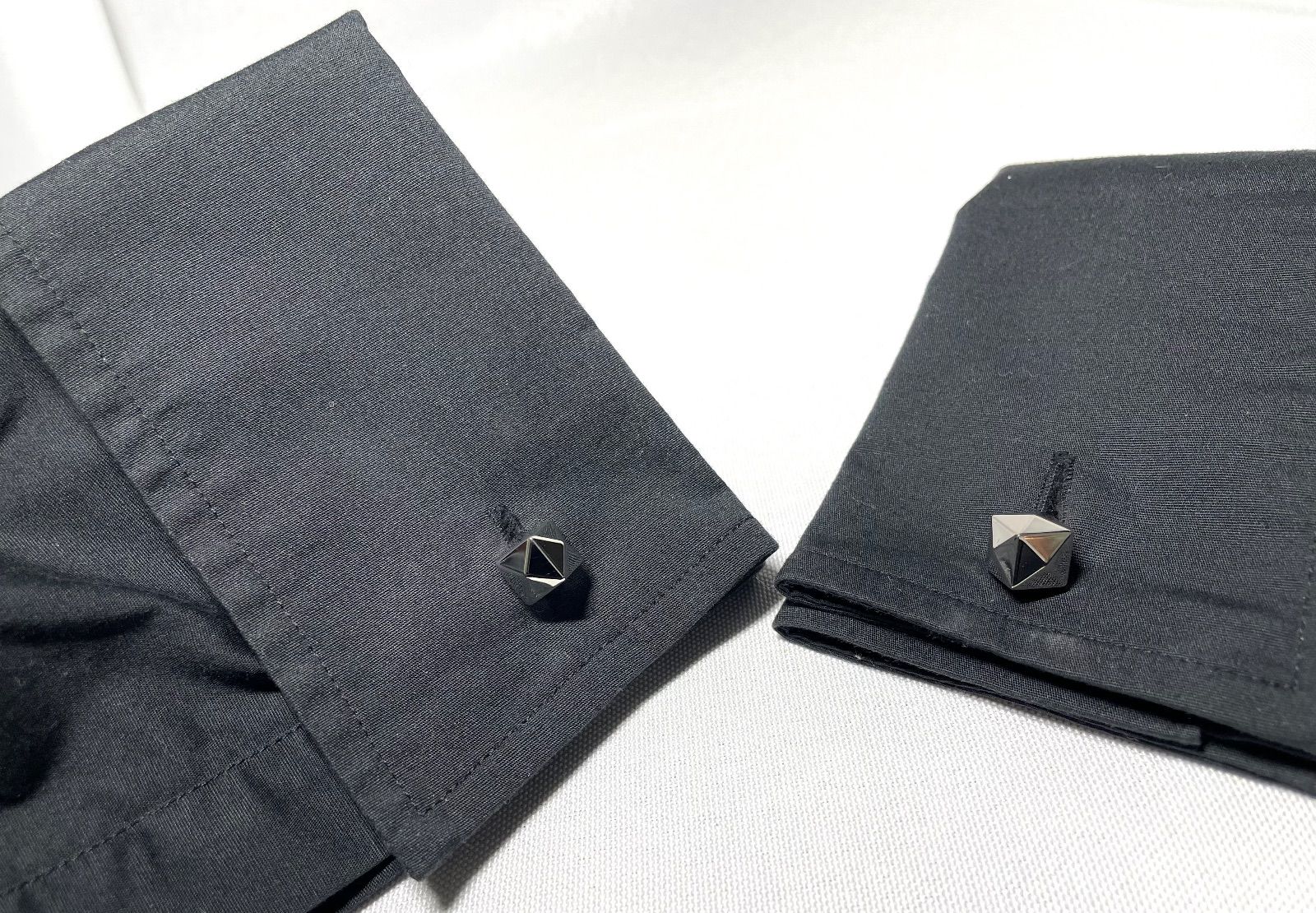 希少 S.T.Dupont デュポン 立体3D ダイヤカットデザインカフス