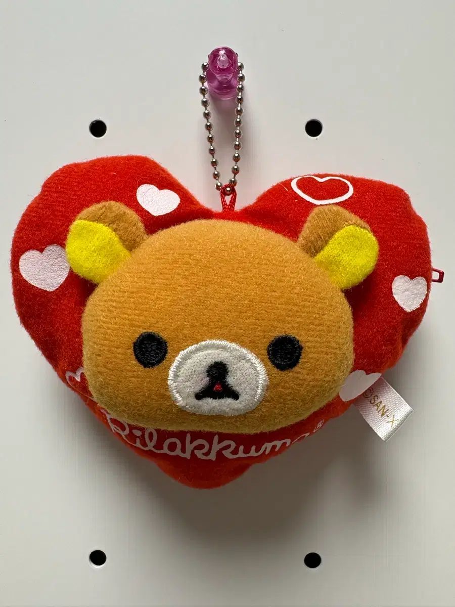 サンエックス リラックマ ハート ぬいぐるみ ポーチ キーホルダー
