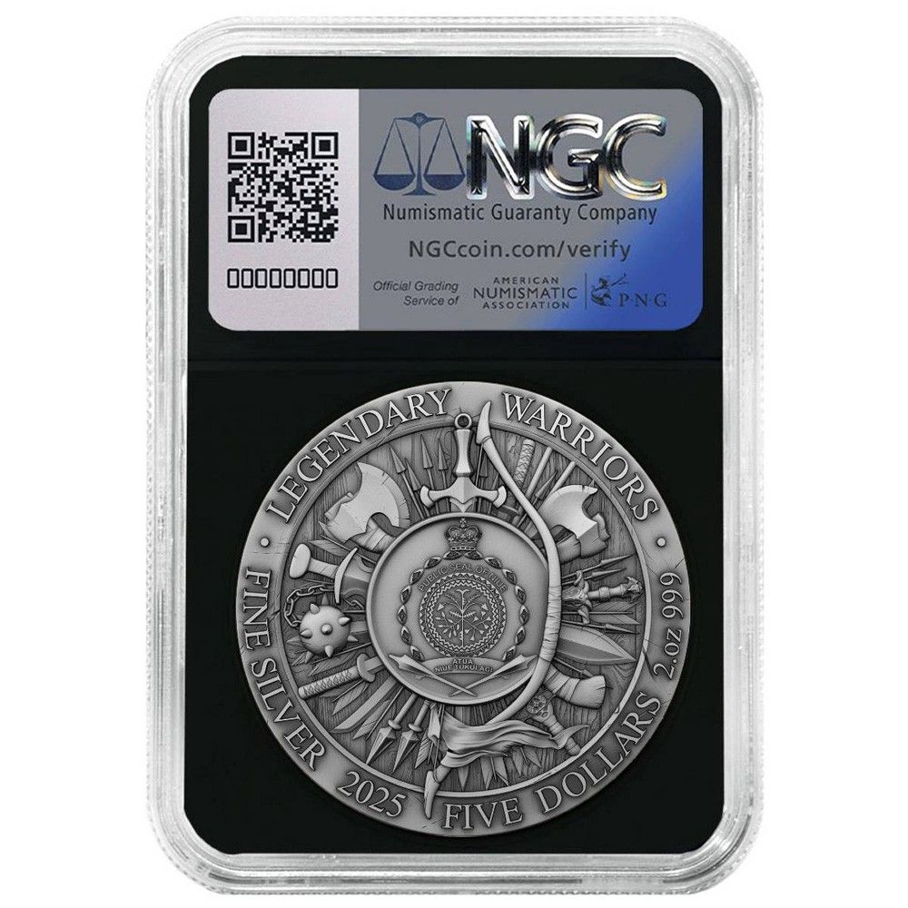 2025年 レオニダス 2オンス ハイレリーフ シルバー アンティーク