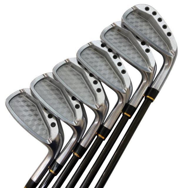 【中古】 チーム トウホウ TEAM TOHO CNC Bモデル 6S アイアンセット IR オリジナルカーボン (フレックスSR) メンズ 男性用 右利き 右用 Cランク ゴルフクラブ