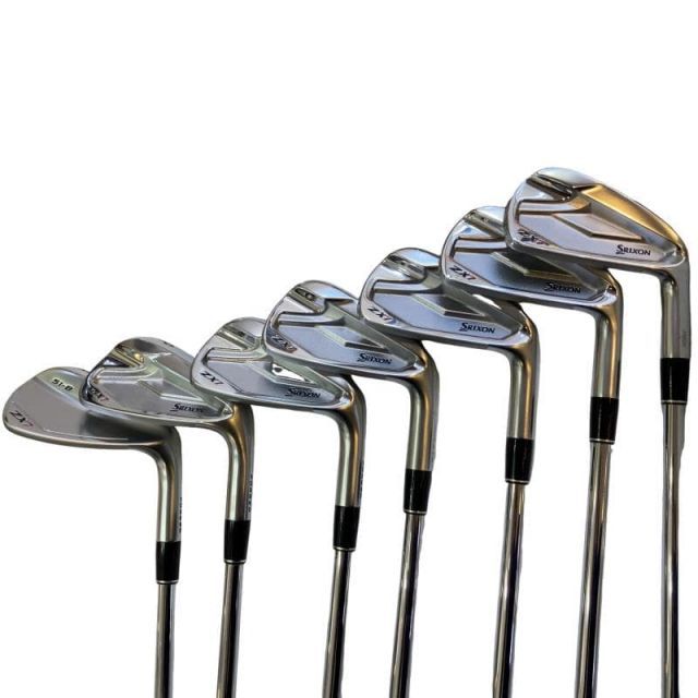 中古】 ダンロップ SRIXON ZX7 8S アイアンセット IR 純正特注シャフト