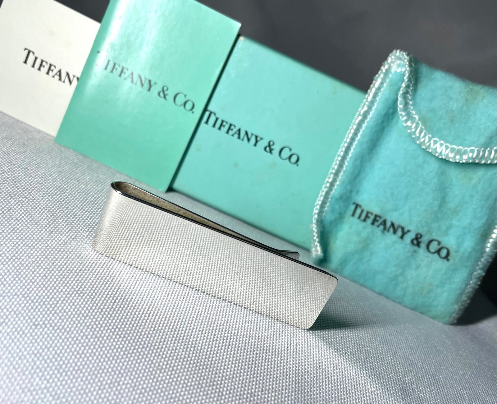 TIFFANY ティファニー 鏡面スターリングシルバー SV925 マネークリップ
