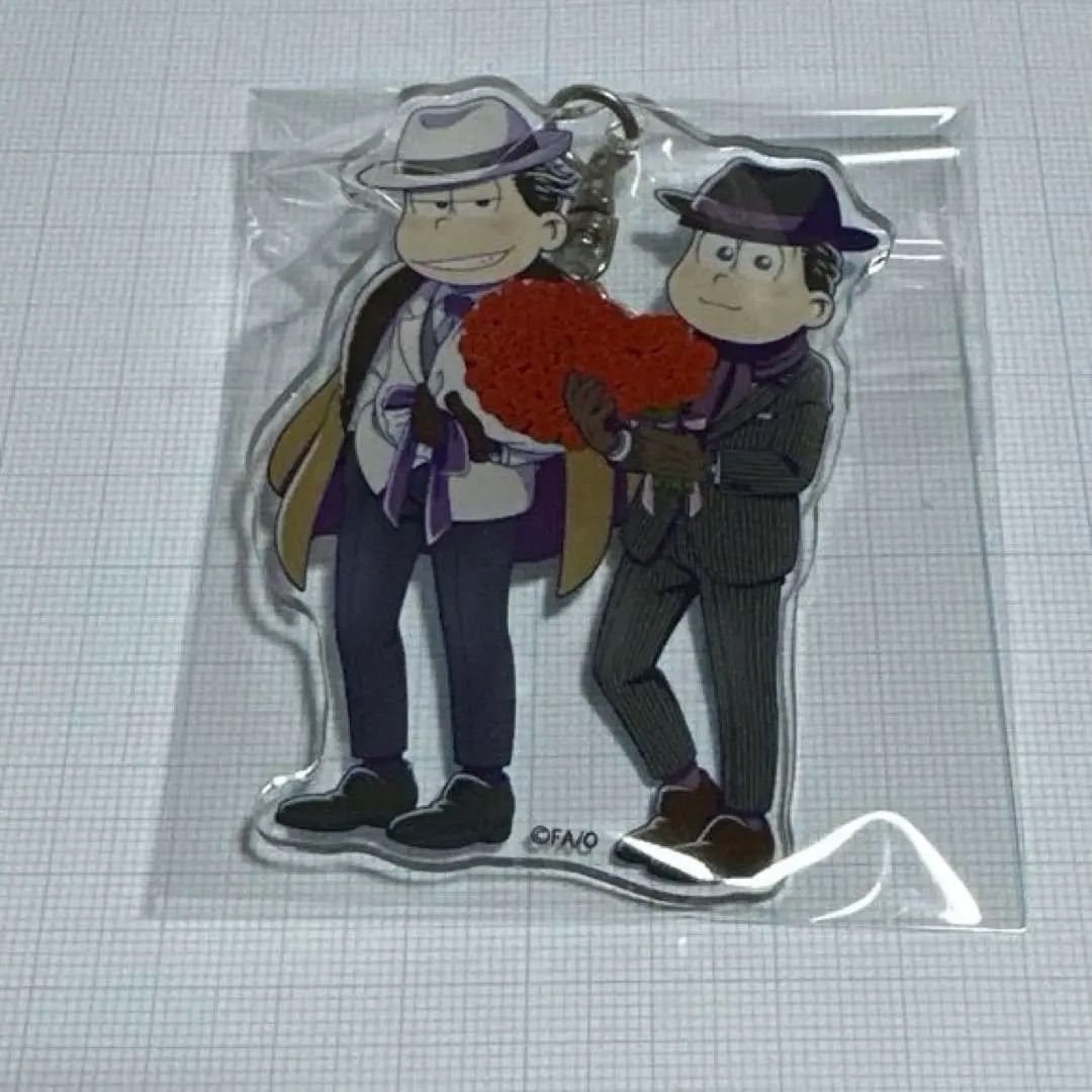 おそ松さん アクリルキーホルダー 一松 トド松 バラ 110松 - メルカリ