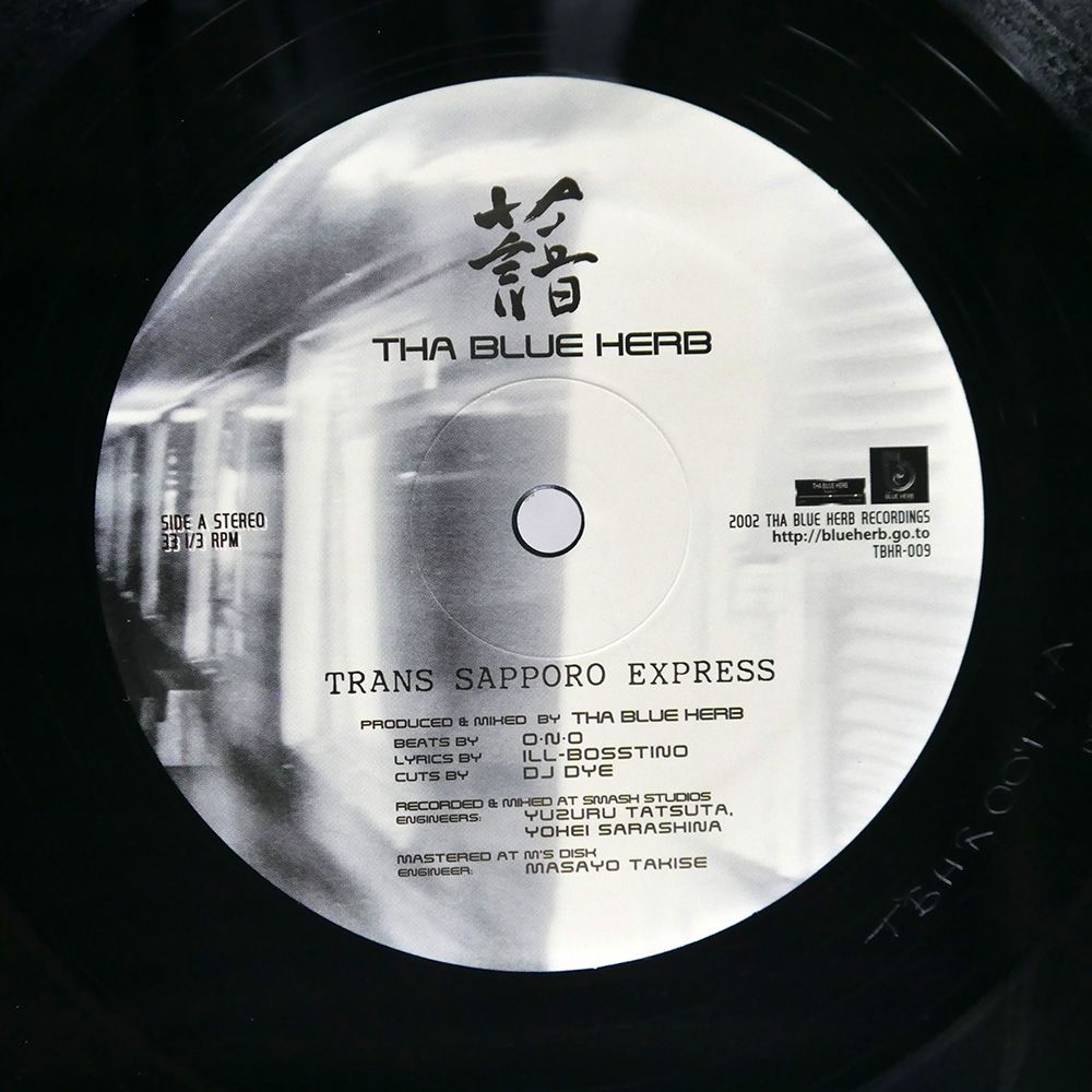 国内盤 THA BLUE HERB/TRANS SAPPORO EXPRESS/THA BLUE HERBINGS 12