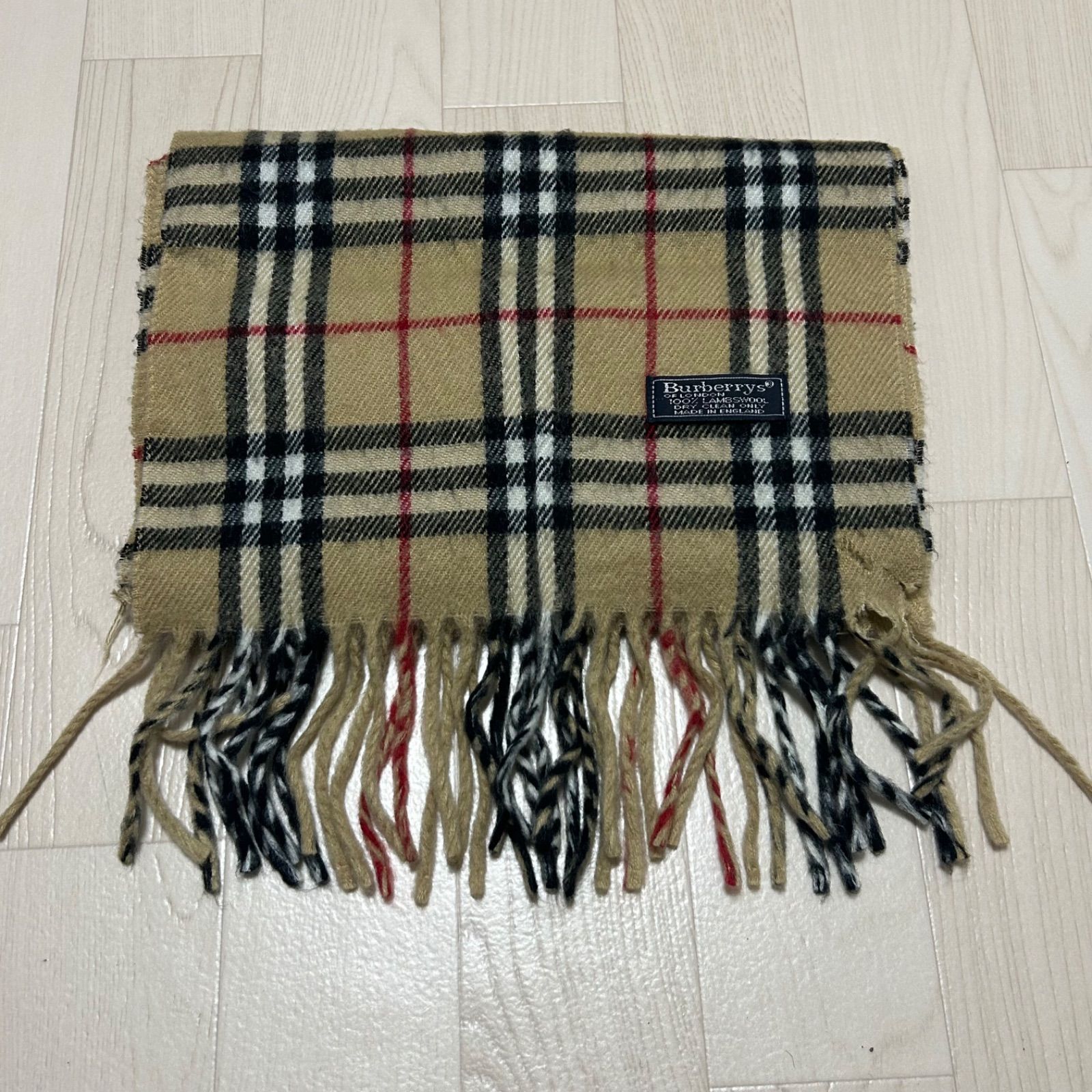 Burberrys london バーバリー ロンドン ラムウール100％ ノバチェック