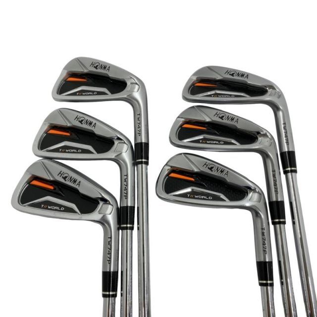 中古】 本間ゴルフ TOUR WORLD TW747P 6S アイアンセット IR NS PRO