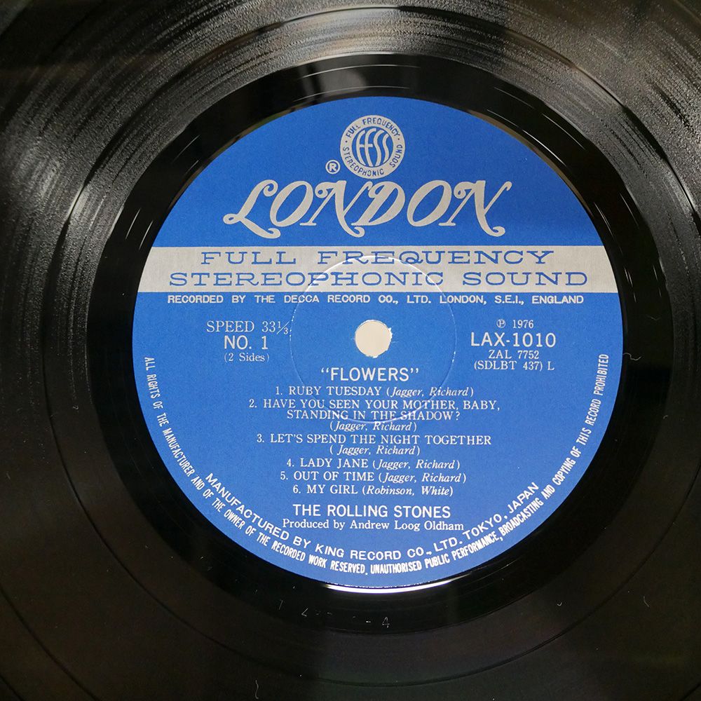 国内盤 ROLLING STONES/FLOWERS/LONDON LP - メルカリ