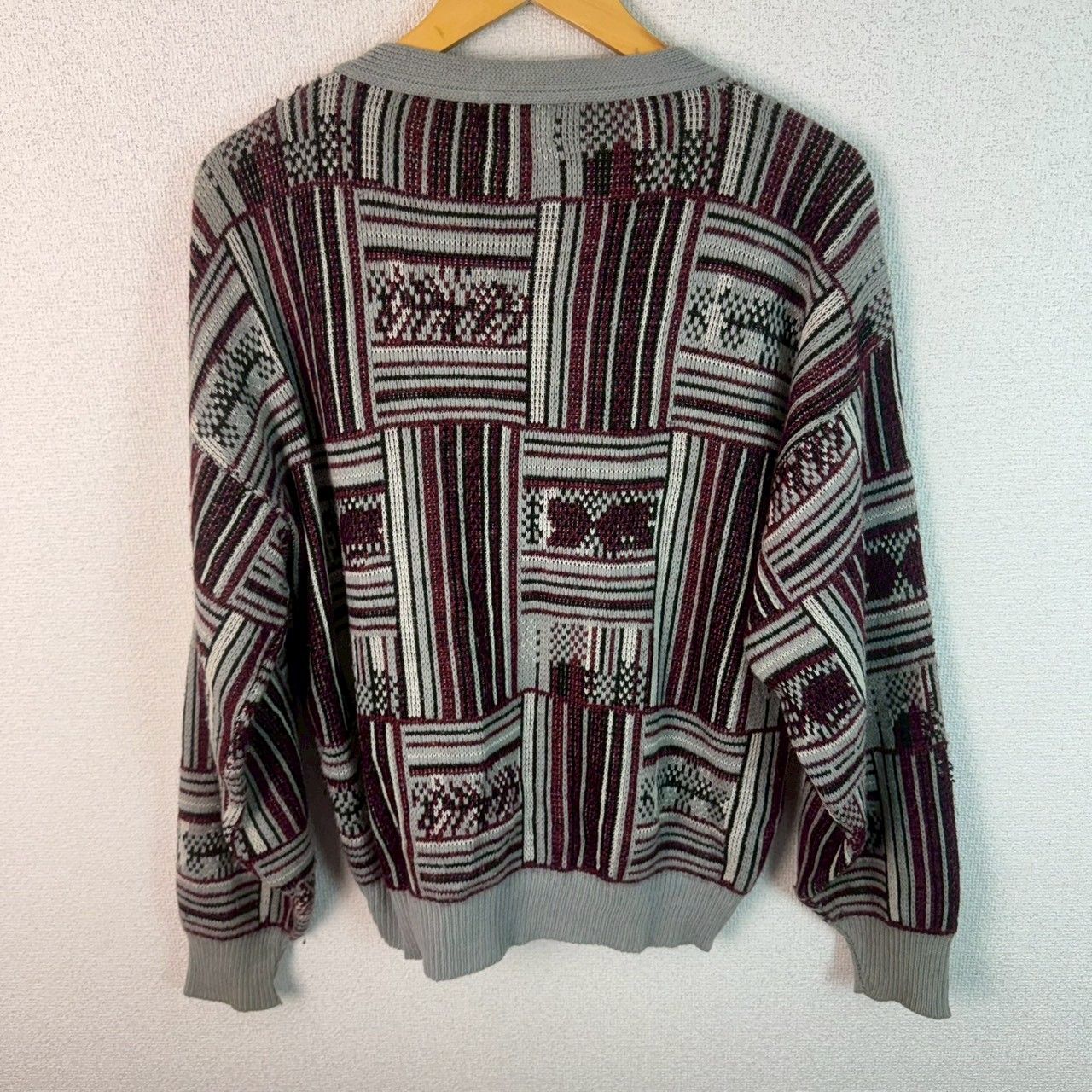 90s POPLAR CLASSICS US製 ポプラクラシックス 総柄 ニット