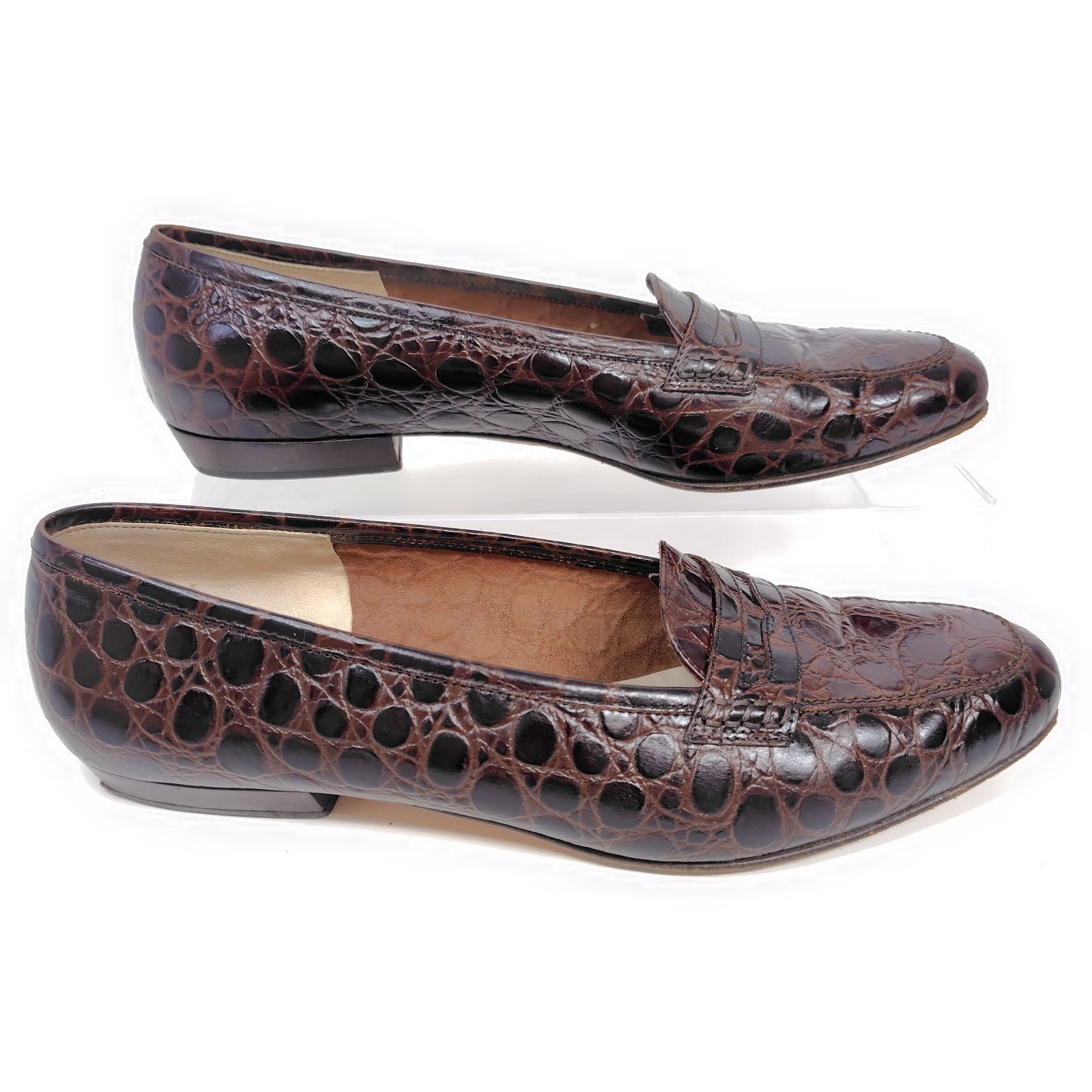 フェラガモ　パンプス　Salvatore Ferragamo 美品　24cm Salvatore Ferragamo 24cm フェラガモ パンプス 7C コインローファー