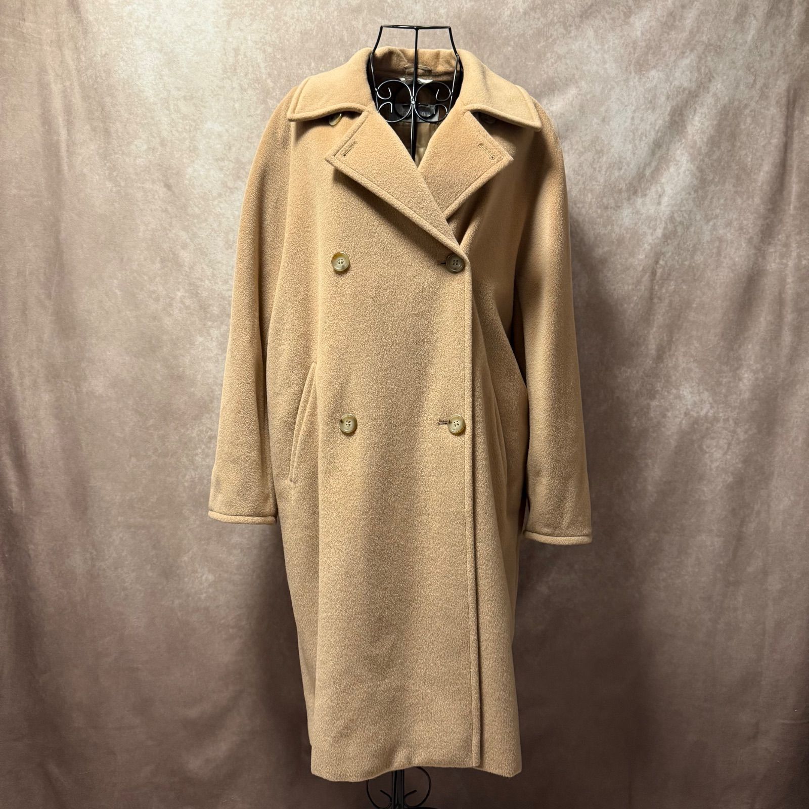 Max Mara マックスマーラ 銀タグ ピュアバージンウール100% ロング 