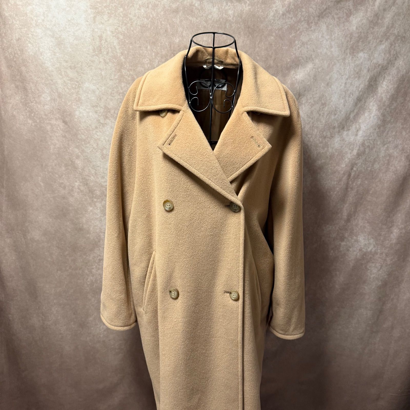 Max Mara マックスマーラ 銀タグ ピュアバージンウール100% ロング 