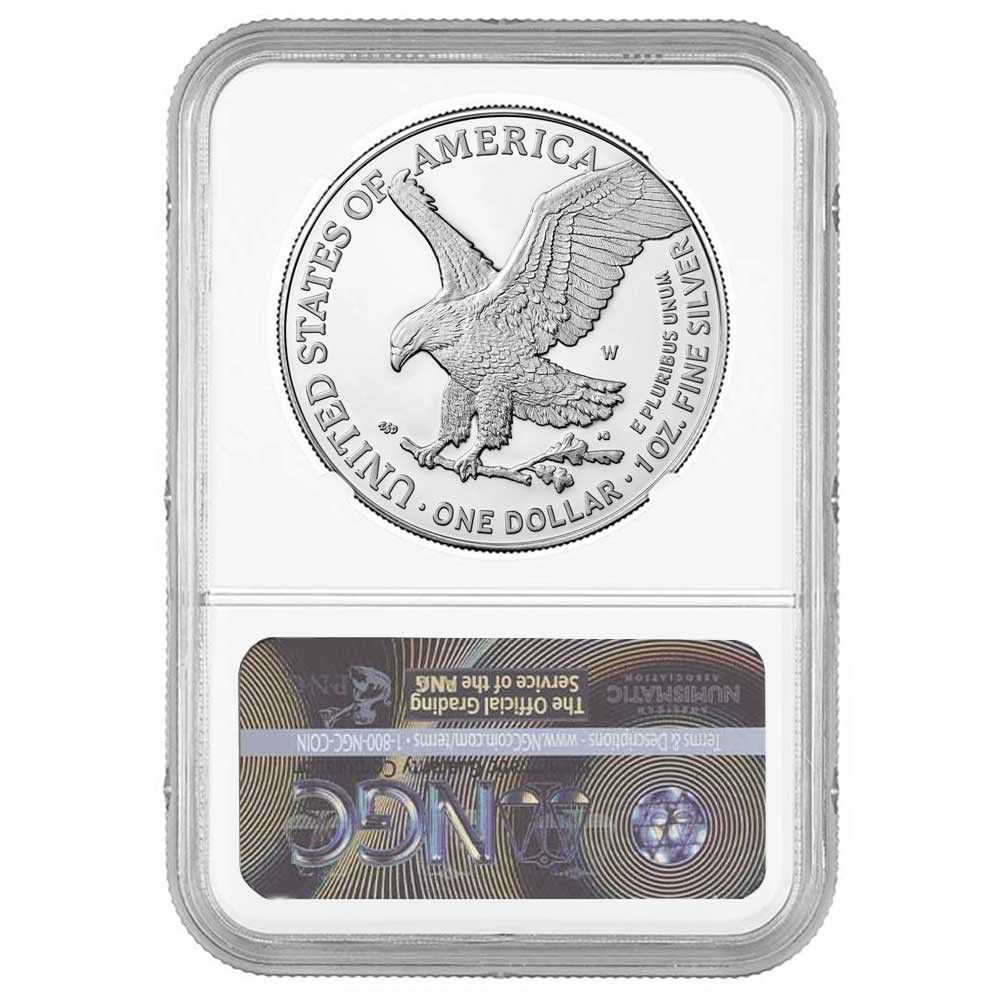 2022-W プルーフ 1ドル アメリカン シルバー イーグル NGC PF70UC
