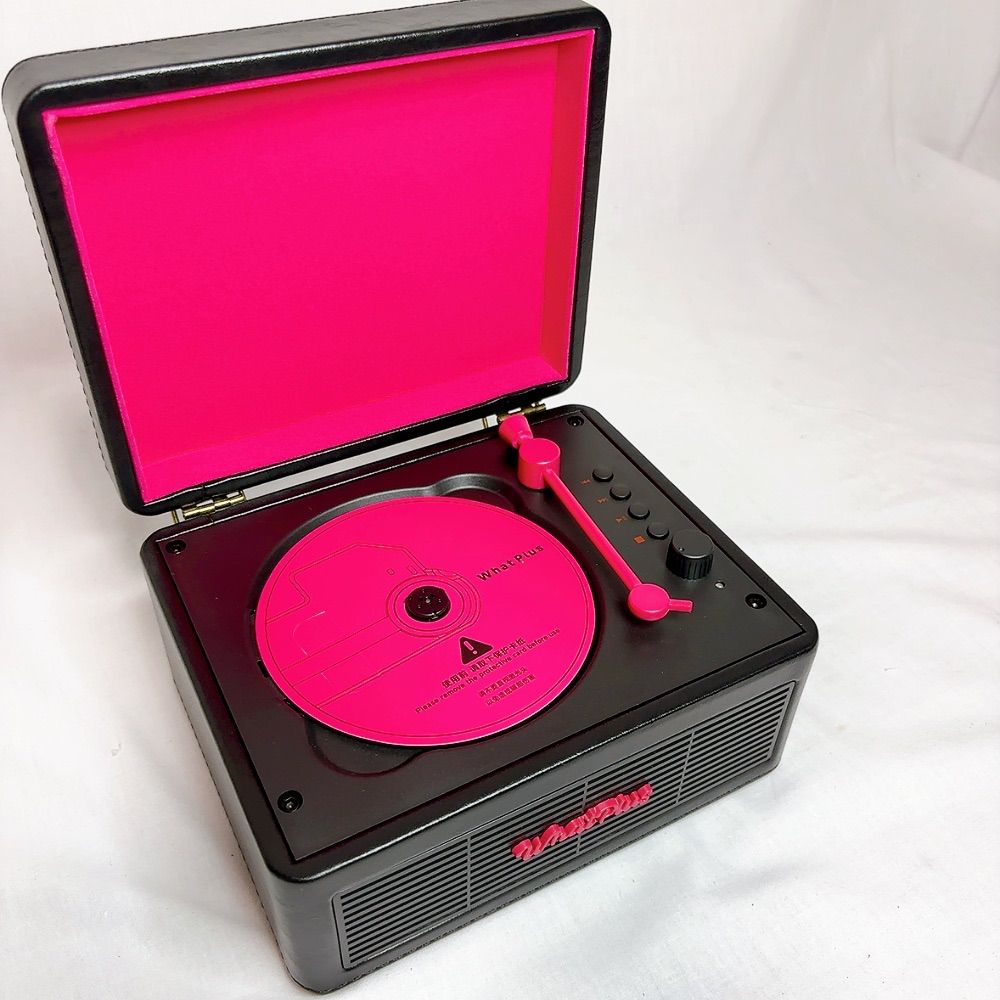 未使用に近い美品】CDプレイヤー WhatPlus C300 ポータブルCD