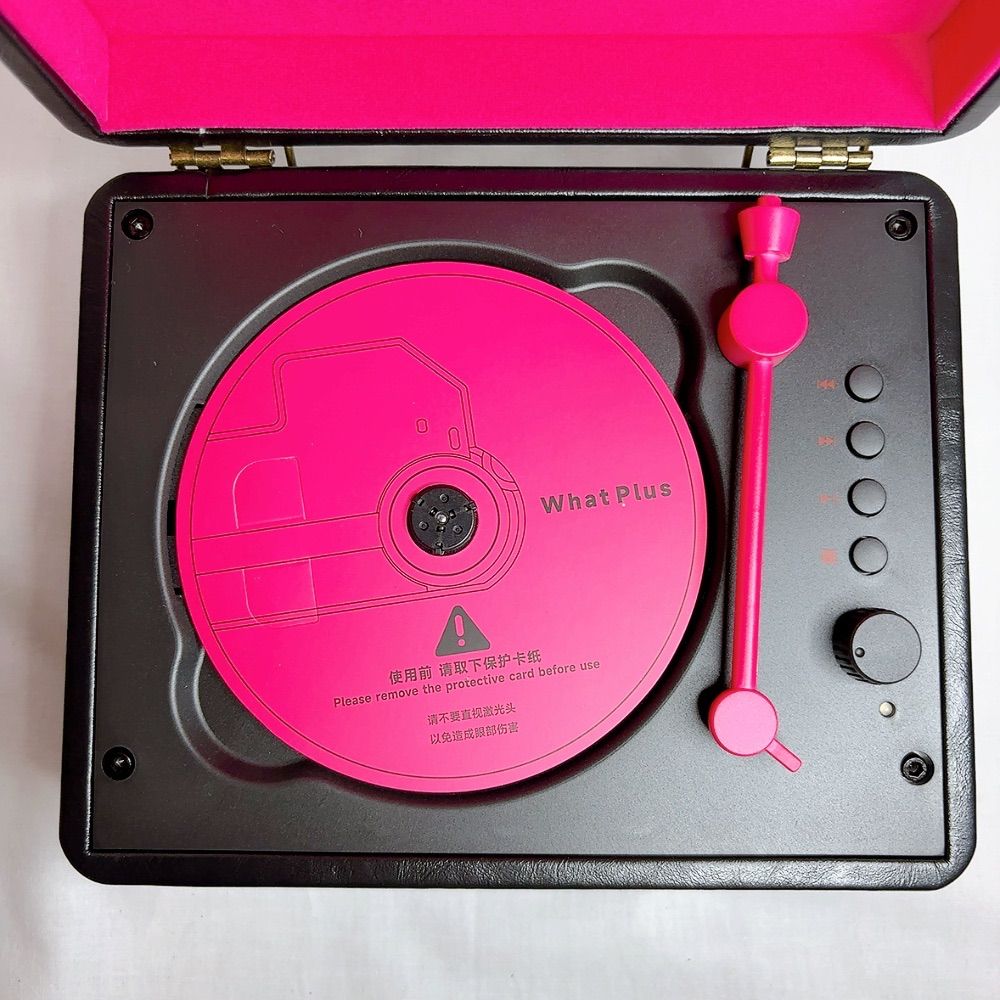 未使用に近い美品】CDプレイヤー WhatPlus C300 ポータブルCD