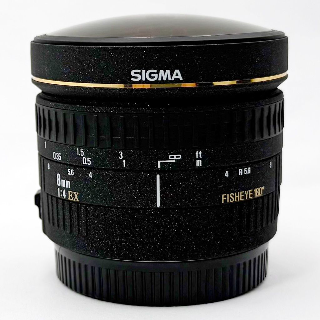 美品】シグマ SIGMA 8mm F4 EX FISHEYE キヤノン用 一眼レフ