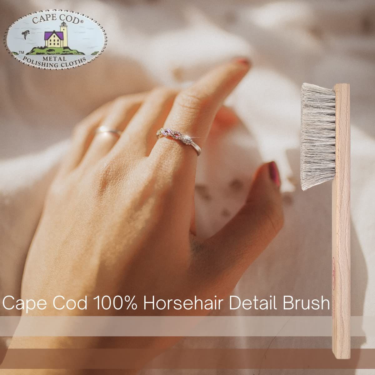 ケープコッド・ディテールブラシ (Cape Cod Detail Horsehair Brush 