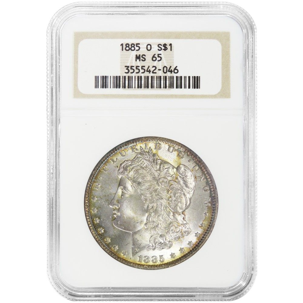 モルガン・ダラー銀貨　アメリカ 1885年　1921年2点 アメリカ1ドル銀貨 モルガンダラー 1878