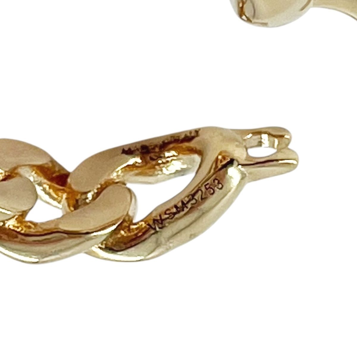 中古】 CELINE セリーヌ トリオンフ フープピアス ゴールド 片耳