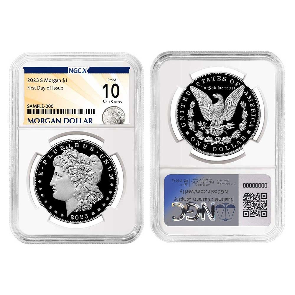 【最高鑑定・初日】2023年 モルガンダラー 銀貨（NGC PF70 UCAM） 最高鑑定・初日】2023年 モルガンダラー 銀貨（NGC PF70 UCAM） 最高
