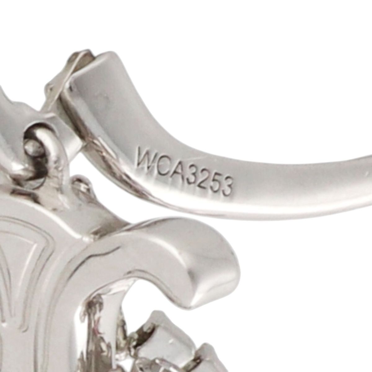 CELINE トリオンフ ピアス 両耳 シルバー CELINE（セリーヌ） トリオンフ シルバーピアス STT4214 両耳 : BRING