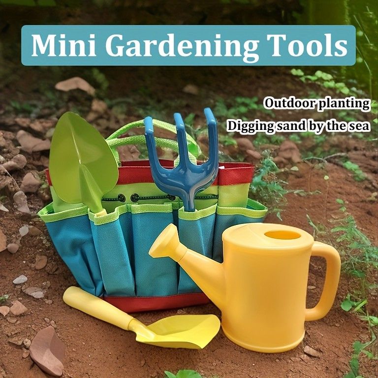 コンパクト収納】ガーデニングツールセット ミニ 移植ごて/熊手