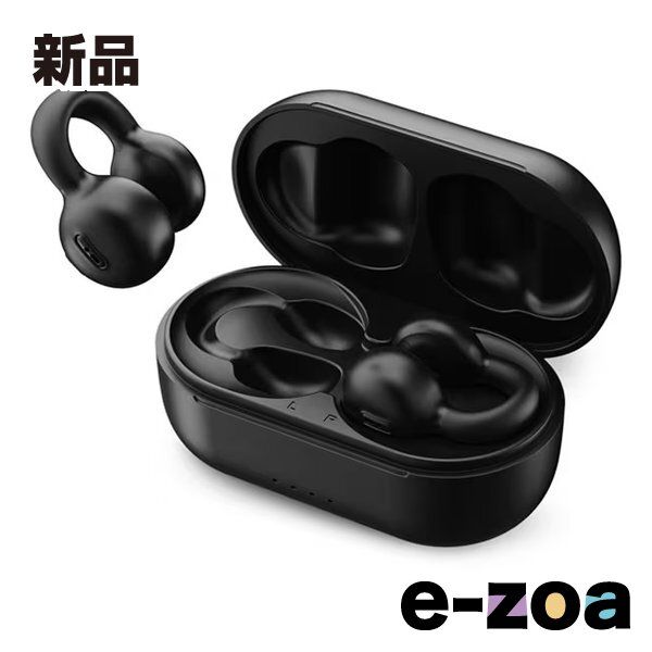 Thumbnail of KING LUCKY Fully Wireless Earphones, Open-Ear Type, Bluetooth Compatible, Air Conduction, Black, i20 BLACK (2586155)