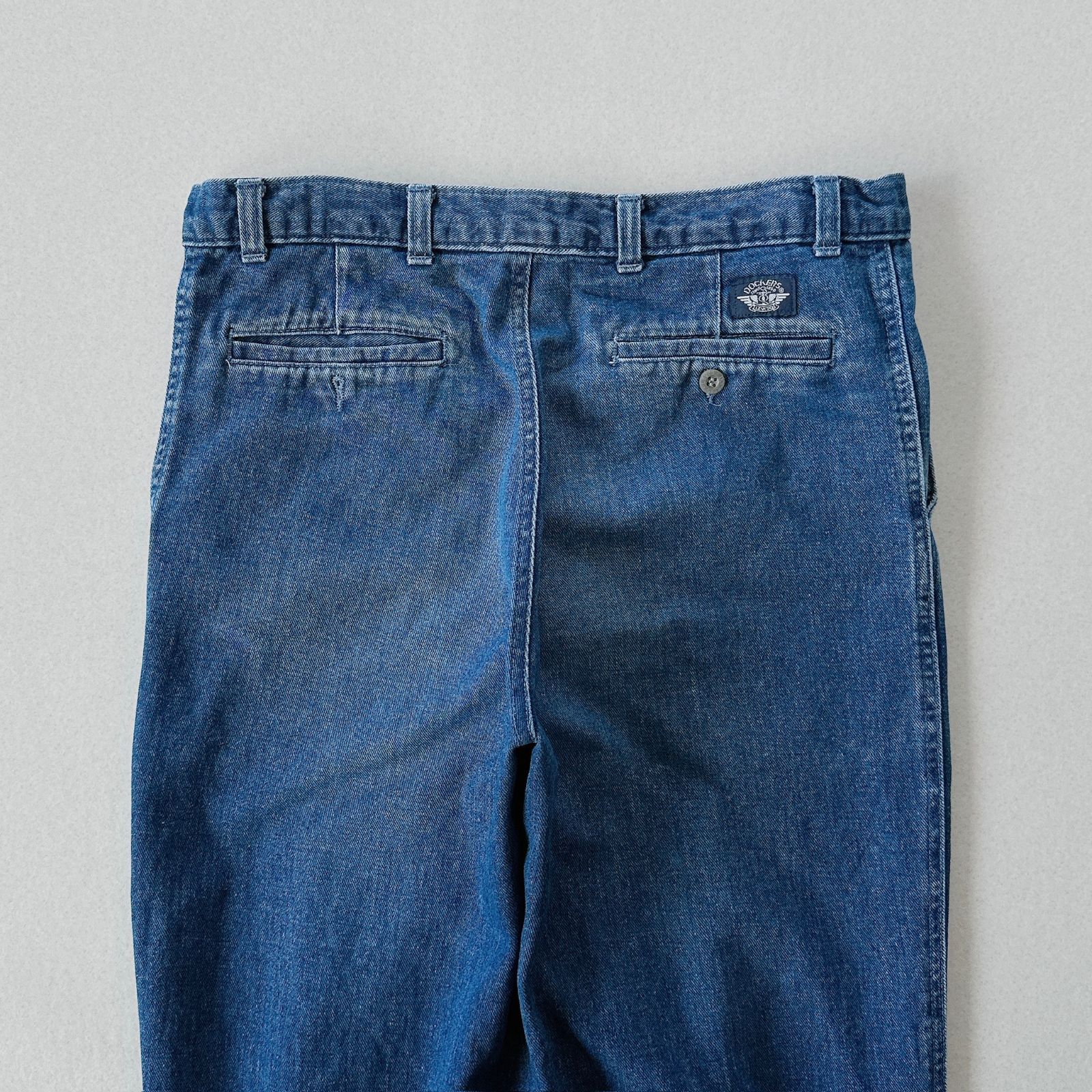 DOCKERS 90s old デニムスラックス ツータック ワイドパンツ - メルカリ
