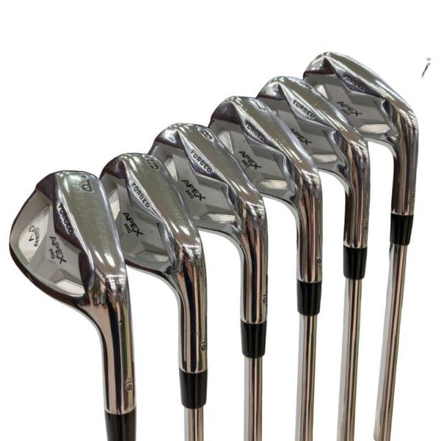 中古】 キャロウェイ APEX PRO(2019) 6S アイアンセット IR NS PRO