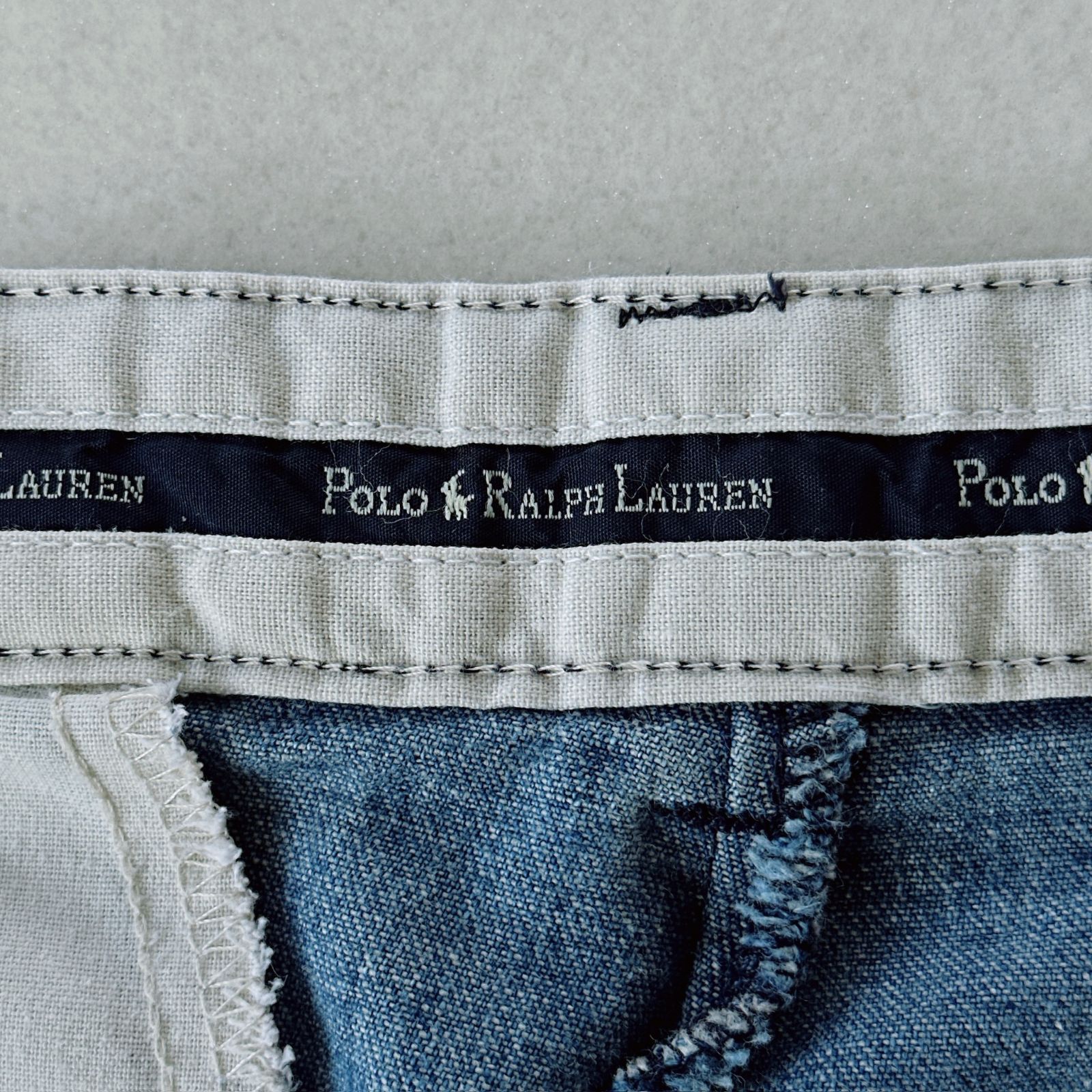 Polo Ralph Lauren ANDREW Denim PANT 90s デニムスラックス 30×32 
