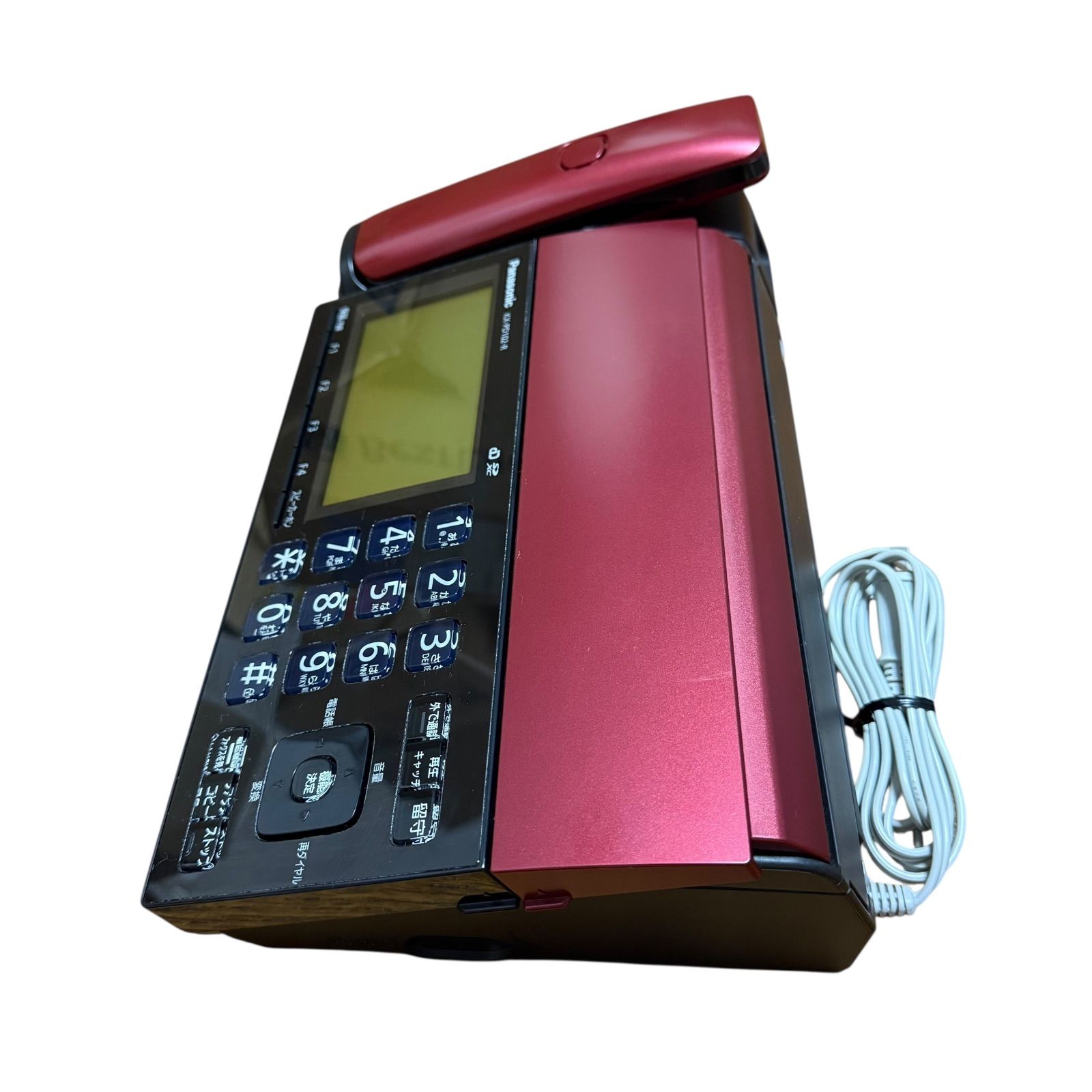中古美品】Panasonic KX-PD102DL-R デジタルコードレス普通紙 