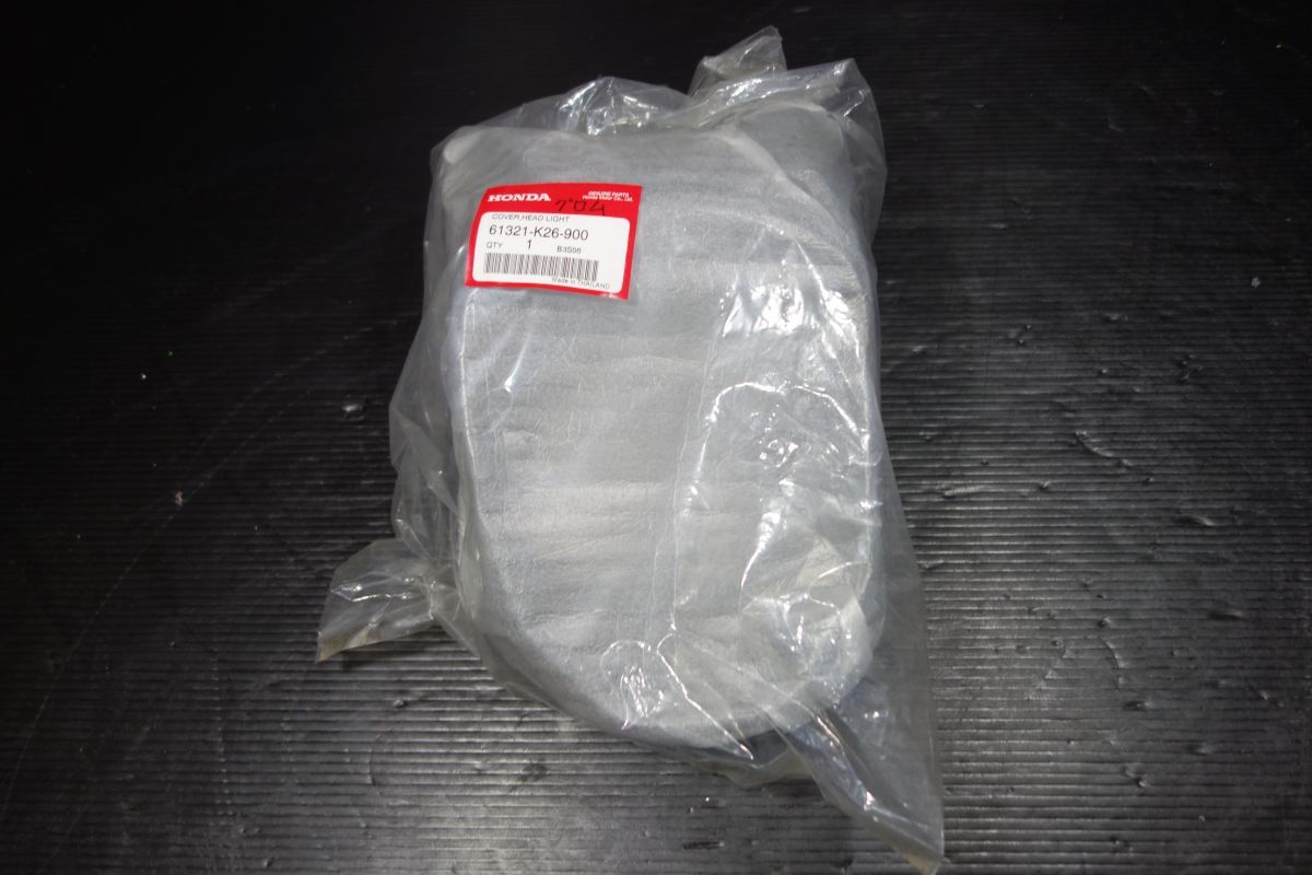 がん ヘッドライト カバー カウル 61321-K26-900 ホンダ 純正 ブラック