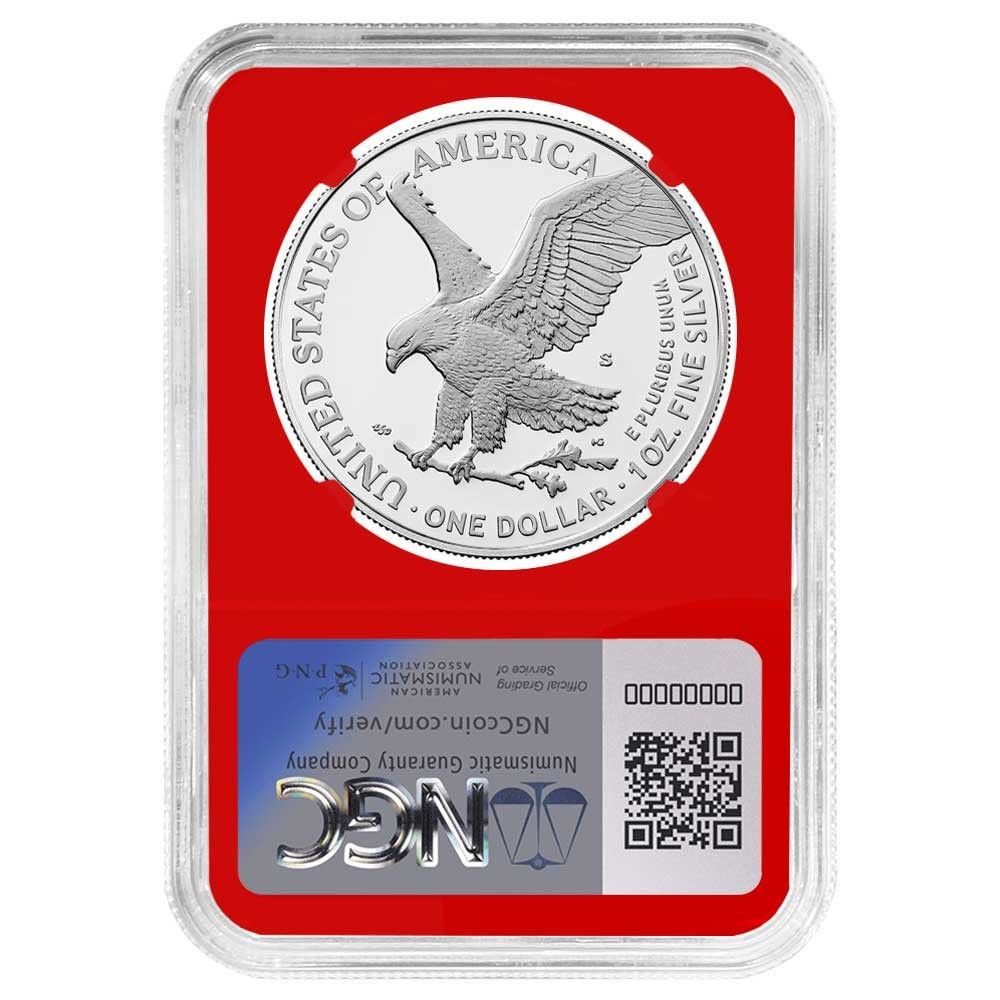 【NGC PF69UC】2025 英国初シルバーソブリン シールドマーク付き 2025-W プルーフ 1ドル アメリカン シルバー イーグル NGC PF69UC