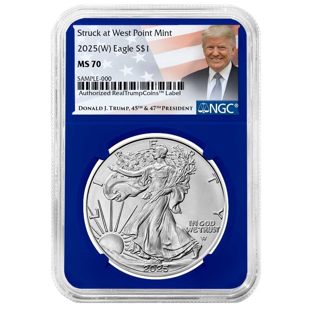 2024 PCGS MS-70 イーグル銀貨　トランプver 2024 PCGS MS-70 イーグル銀貨 トランプver