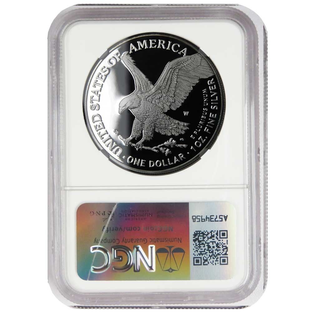 【NGC PF69UC】2025 英国初シルバーソブリン シールドマーク付き 2025-W プルーフ 1ドル アメリカン シルバー イーグル NGC PF69UC