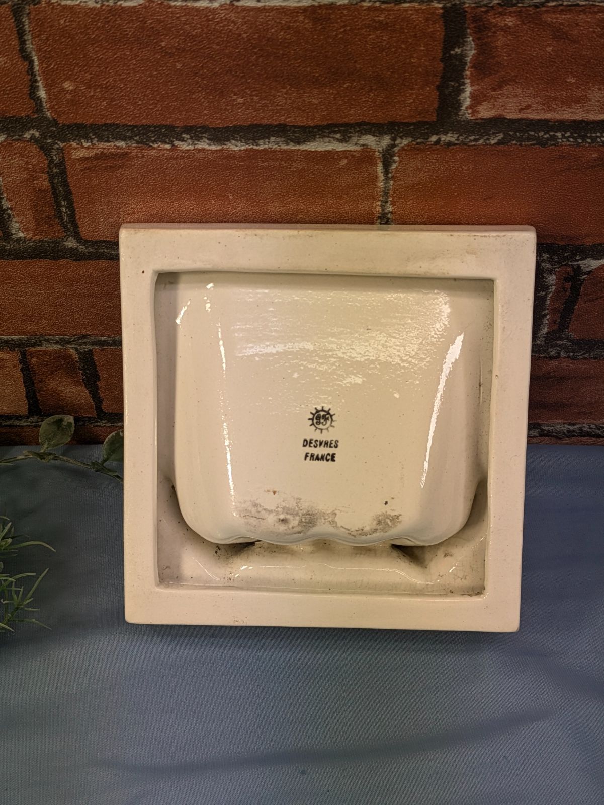 フランス アンティーク 陶器製 ソープディッシュ - メルカリ