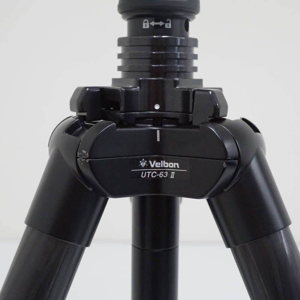 Velbon 小型トラベル三脚 UTC-63II USED美品 ベルボン カーボン 完動品 