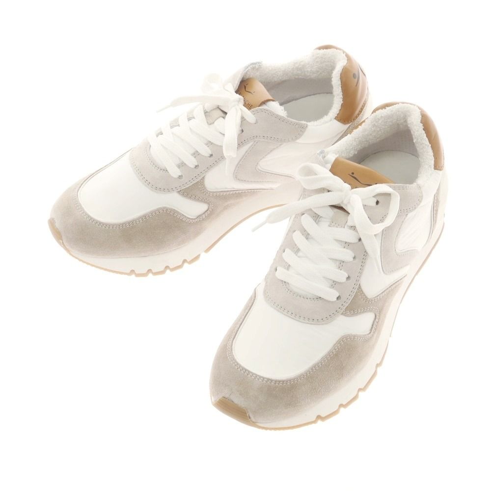 中古】ボイルブランシェ VOILE BLANCHE スニーカー グレーxホワイト