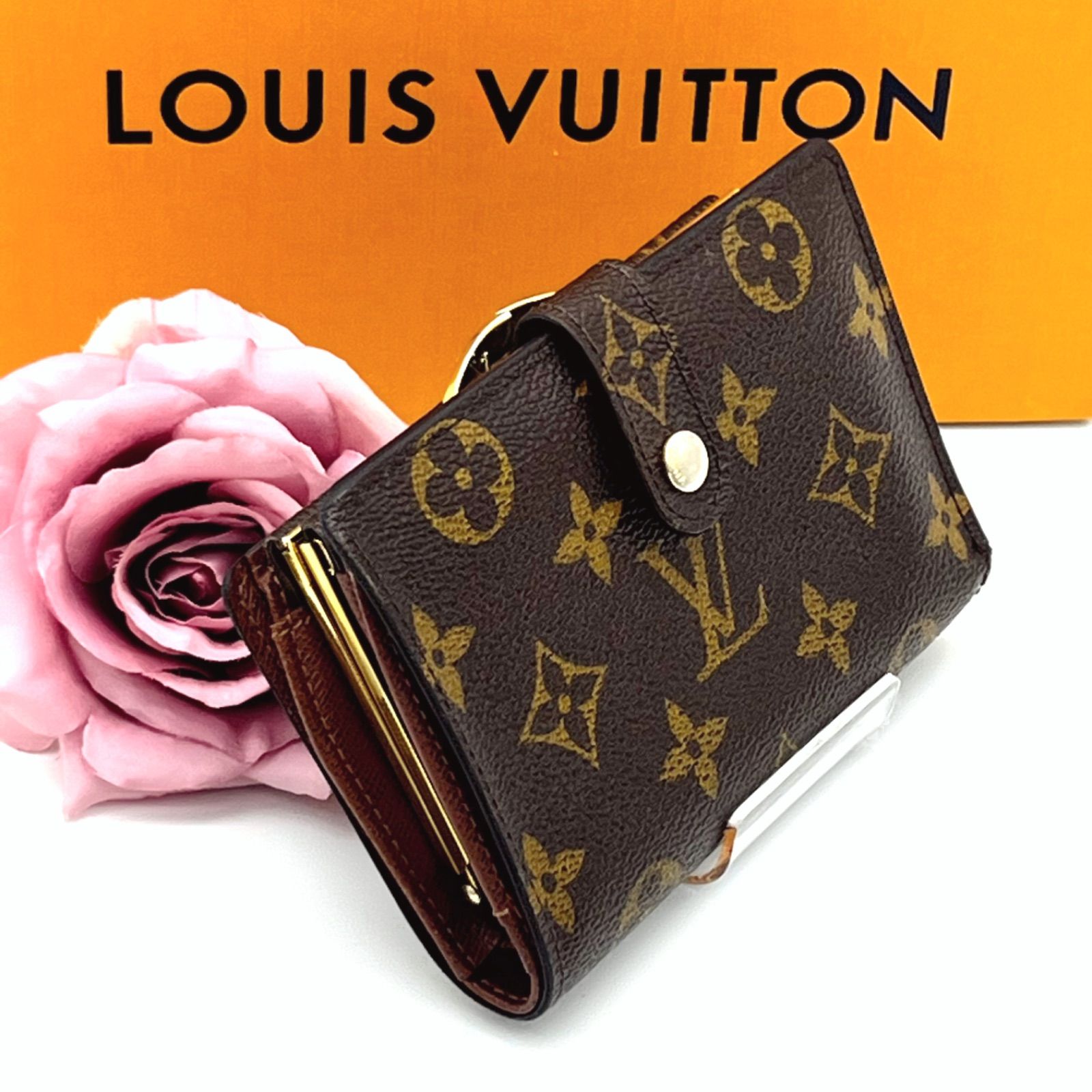 感謝セール‼️ ルイヴィトン　モノグラム　がま口折財布　ヴィエノワ　カード8枚 感謝セール‼️ ルイヴィトン モノグラム がま口折財布 ヴィエノワ