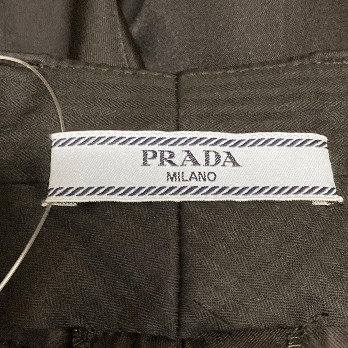 PRADA(プラダ) ハーフパンツ サイズ42 M レディース - 22Y884 黒 膝丈