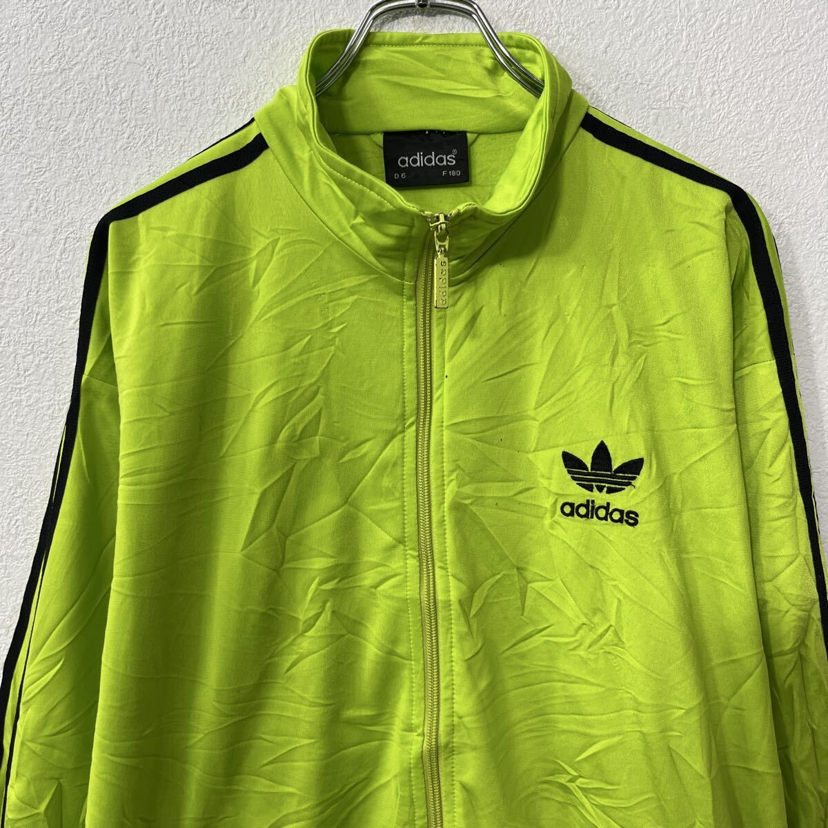 adidas ジャージ M ライトグリーン アディダス ジップアップ 
