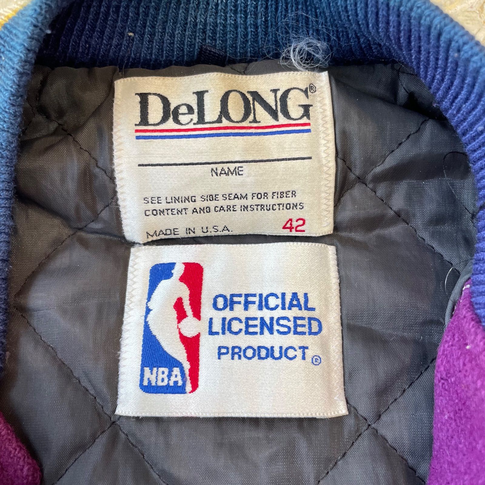 80s〜 USA製 【NBA】 LA Lakers DeLONG製 スタジャン size.L - メルカリ