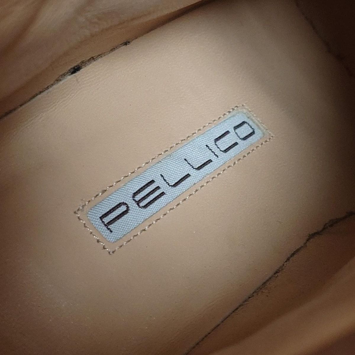 【新品】ペリーコ ブーツ37ブラウン　24センチ PELLICO(ペリーコ) ショートブーツ 37 レディース - ブラウン レザー