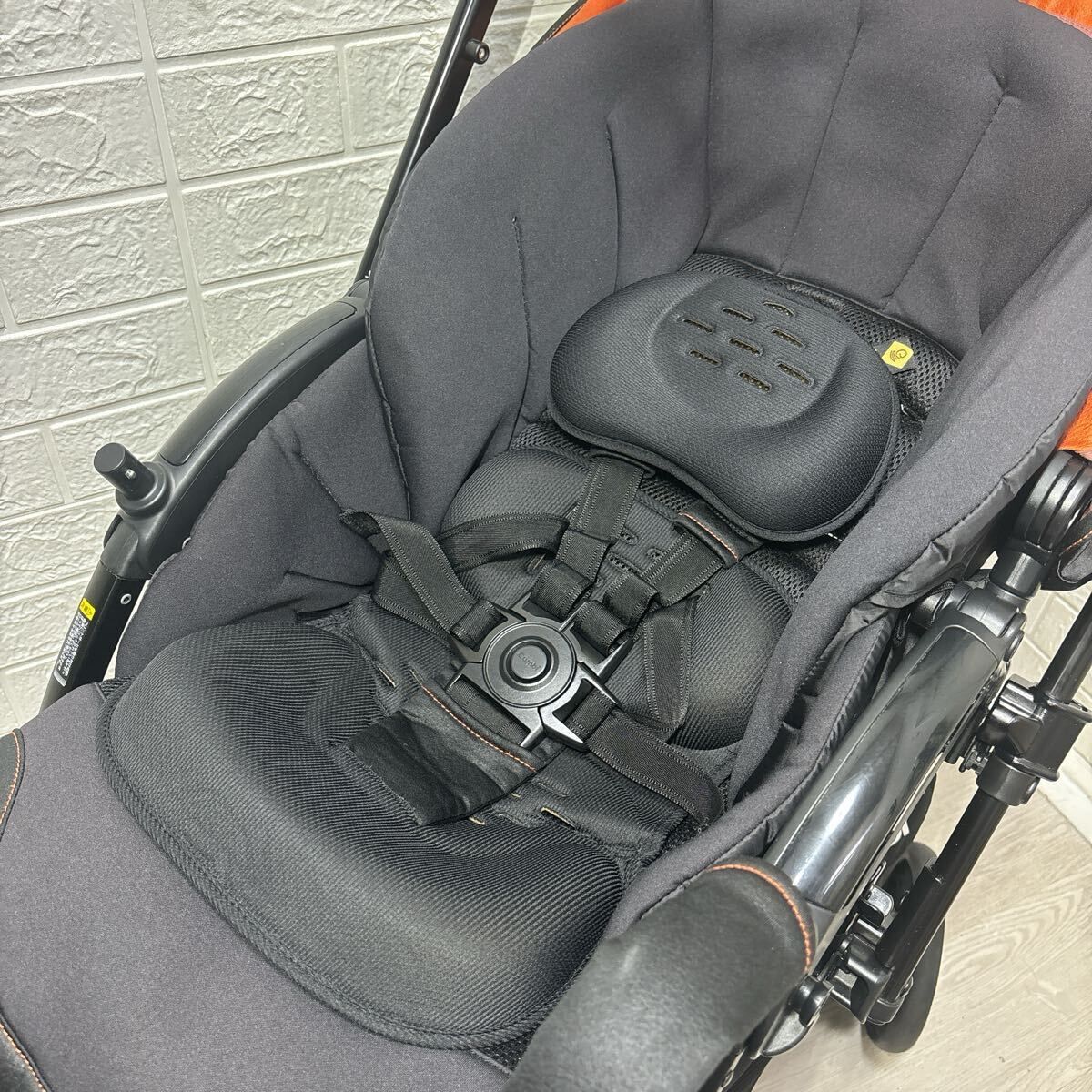 コンビ クロスゴー 4キャス エッグショック タンジェリンブラック ♪Combi/コンビ クロスゴー 4キャス エッグショック ベビーカー♪