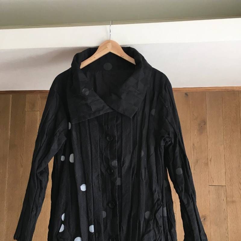 美品 センソユニコ Senso unico 慈雨 ジウ シワ加工 コート40 - メルカリ